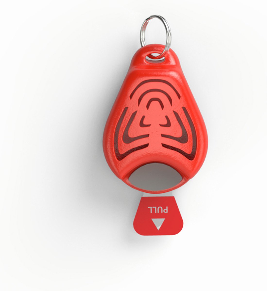 De tweede product foto voor Tickless Teek en Vlo Afweer Voor Hond En Kat Fluoriserend Oranje