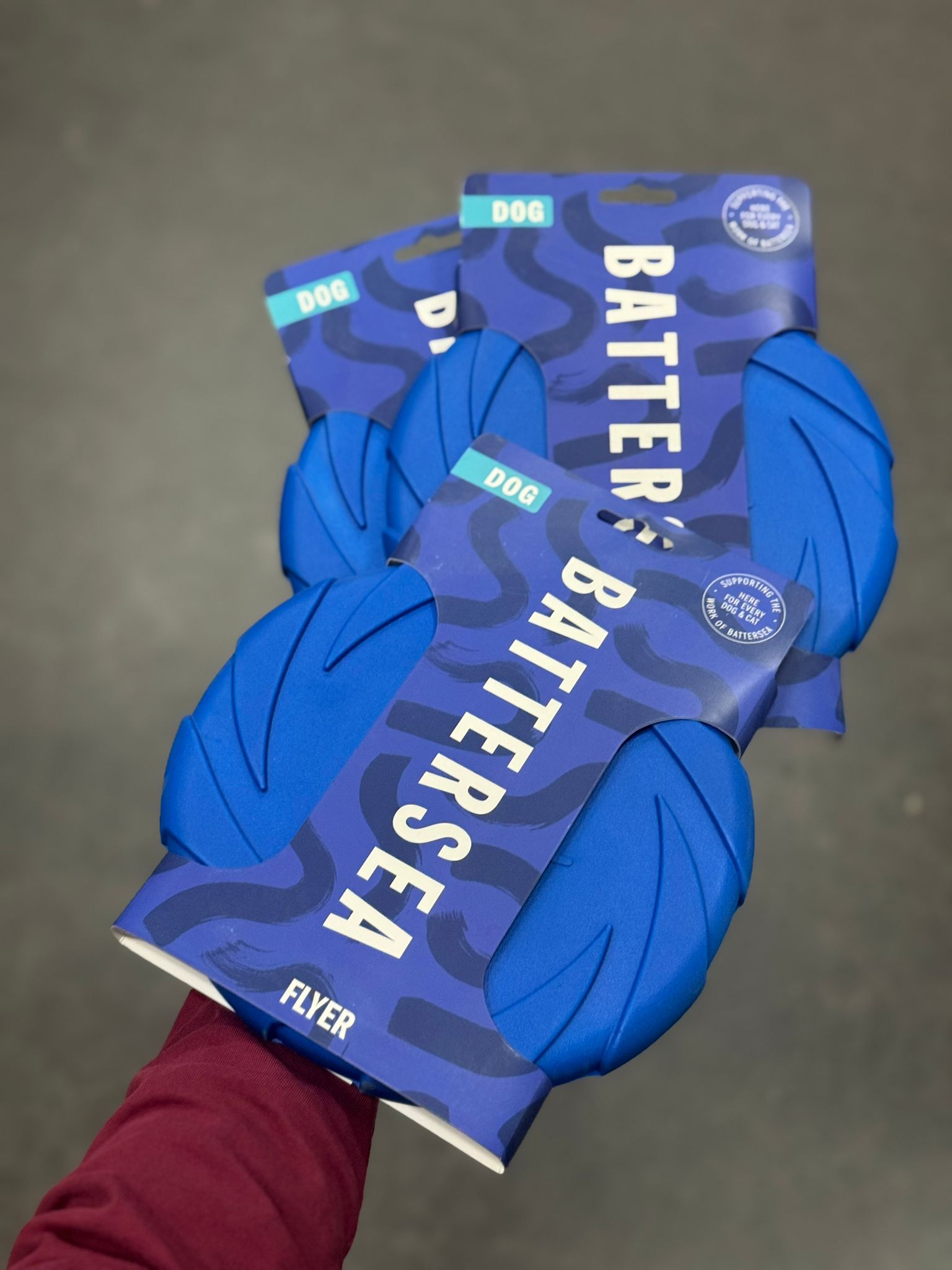De vierde product foto voor Battersea foam flyer blauw 