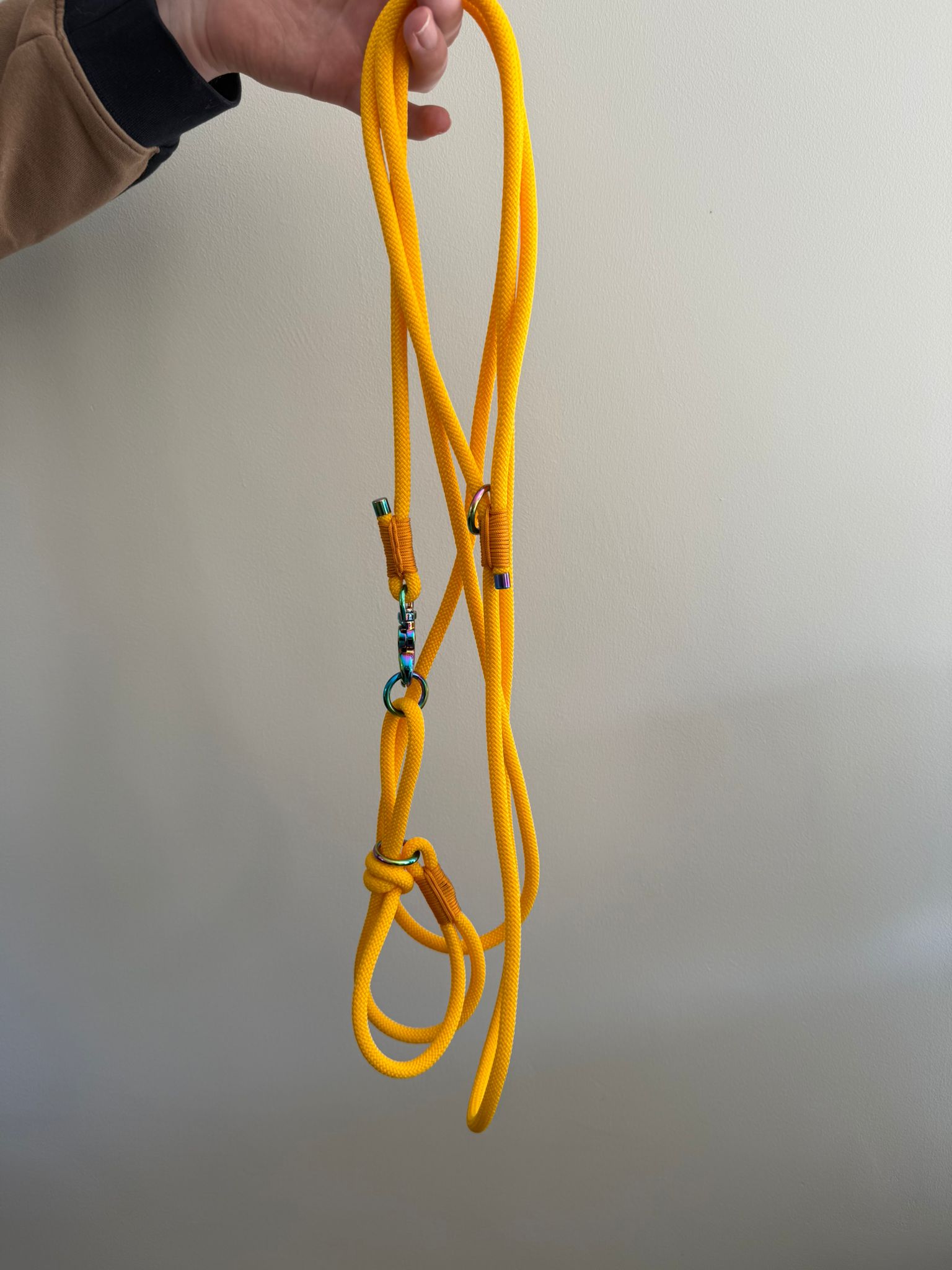 De product foto voor Paracord lijn chrome/geel/oker