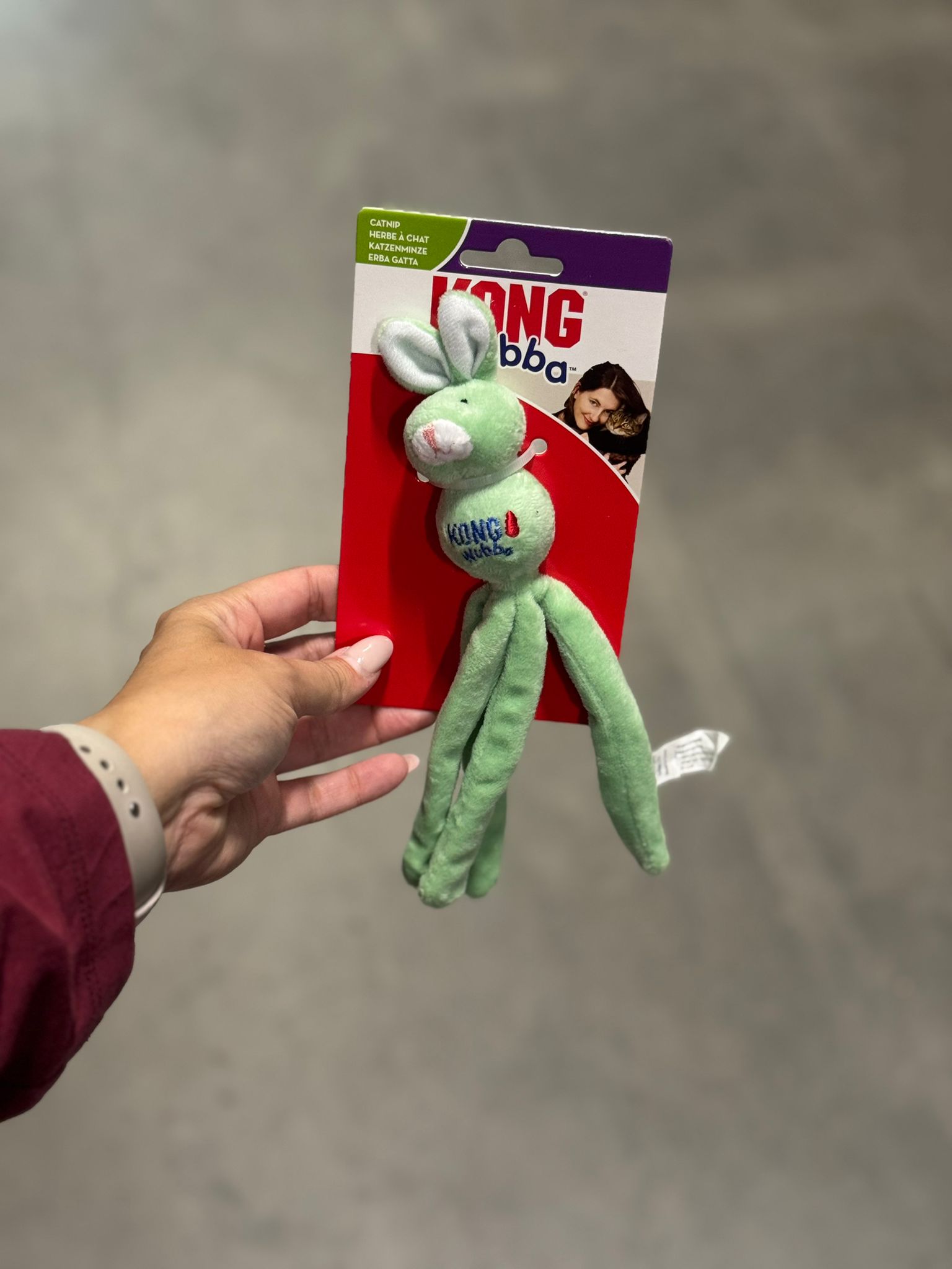 De product foto voor Kong Wubba Kat Konijn