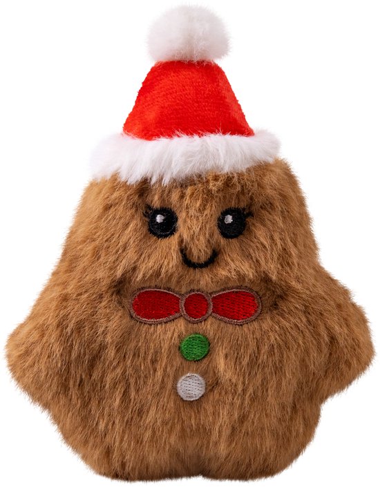 De tweede product foto voor KONG Holiday Snuzzles Mini Gemberkoekman