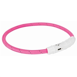 De product foto voor Trixie Halsband Hond Flash Lichthalsband USB TPU/Nylon
