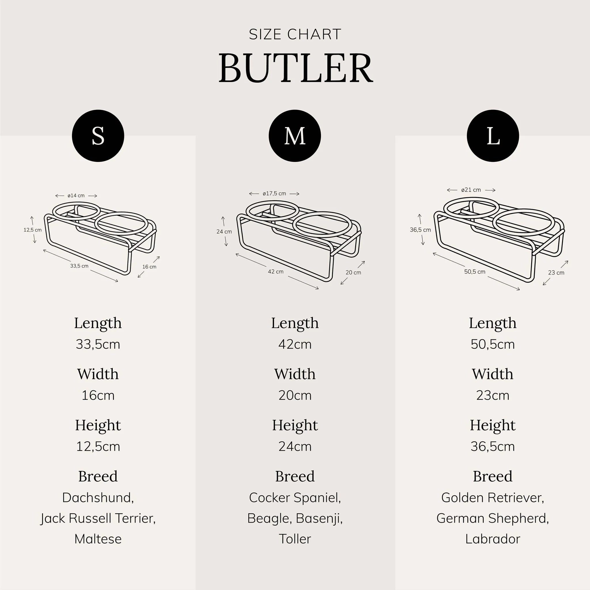 De product foto voor District 70 Voerbak standaard BUTLER