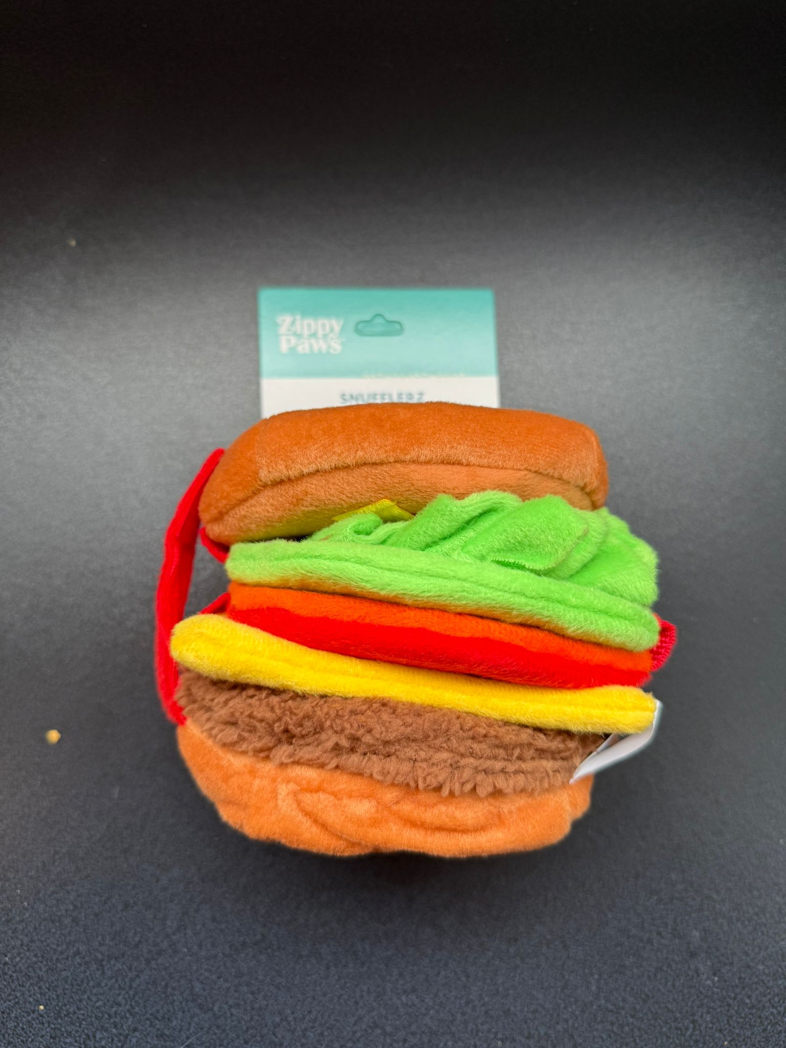 De derde product foto voor ZippyPaws Snufflerz Stacks – Cheeseburger