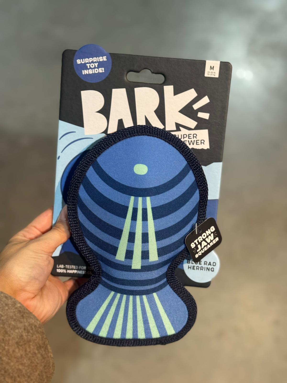 De product foto voor BARK Blue rad haring super chewer