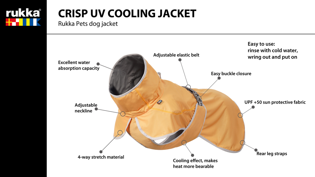 De derde product foto voor Rukka Crisp cooling jacket Apricot