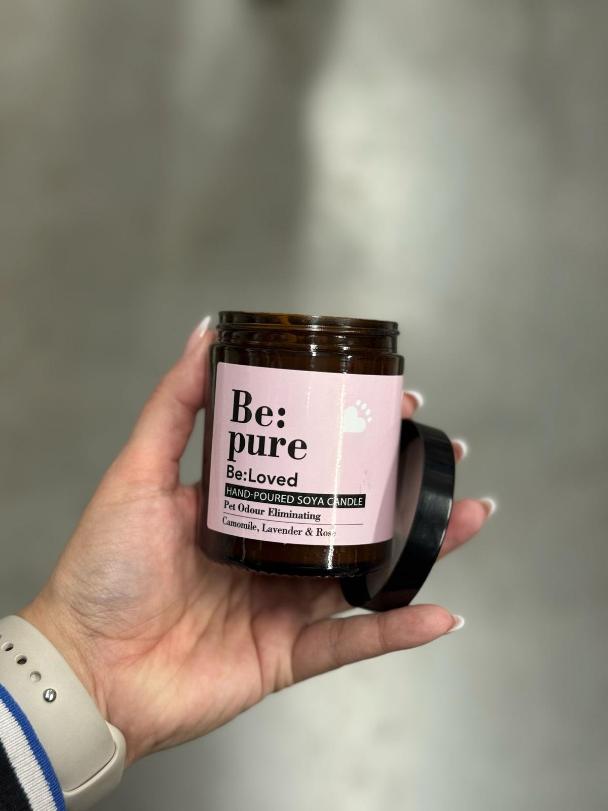 De derde product foto voor Beloved pure candle kaars