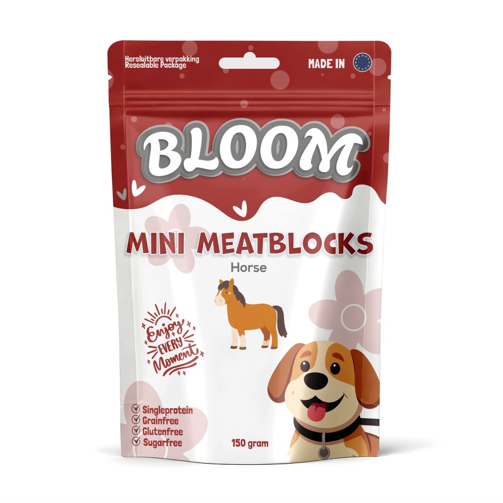 De product foto voor Bloom MINI Meatblocks Horse