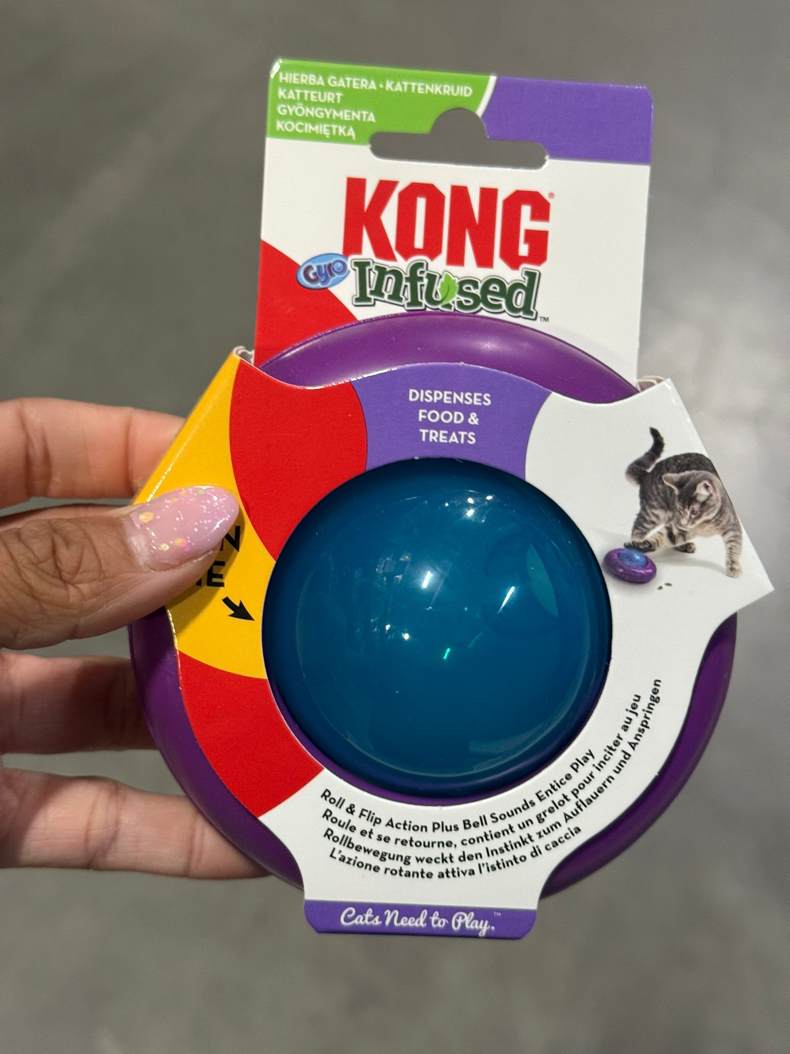 De product foto voor Kong Cat Infused Gyro 