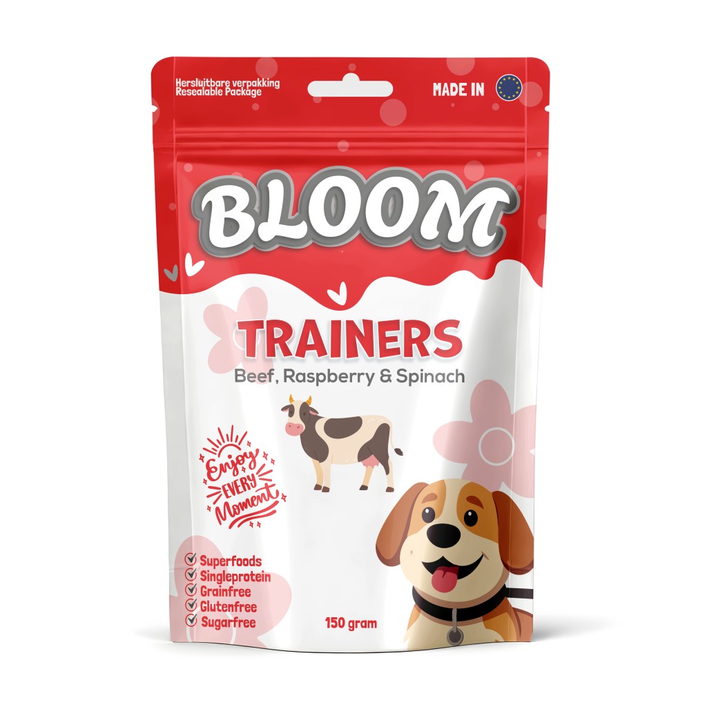 De product foto voor Bloom Trainers Beef, Raspberry, Spinach