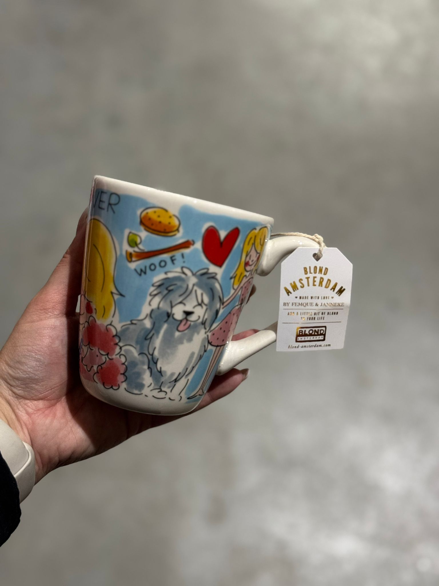 De derde product foto voor Blond amsterdam mok dog lover