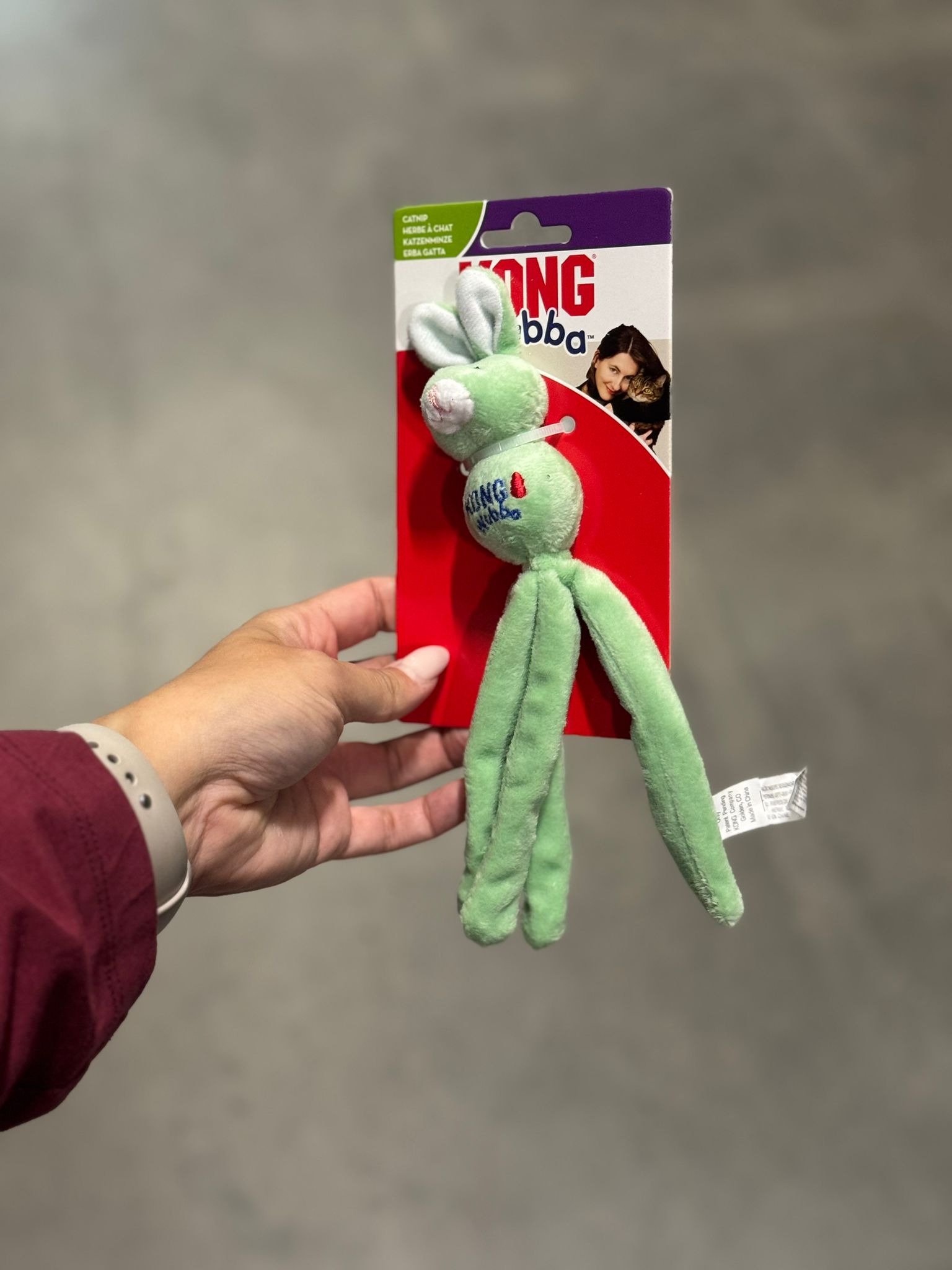 De tweede product foto voor Kong Wubba Kat Konijn