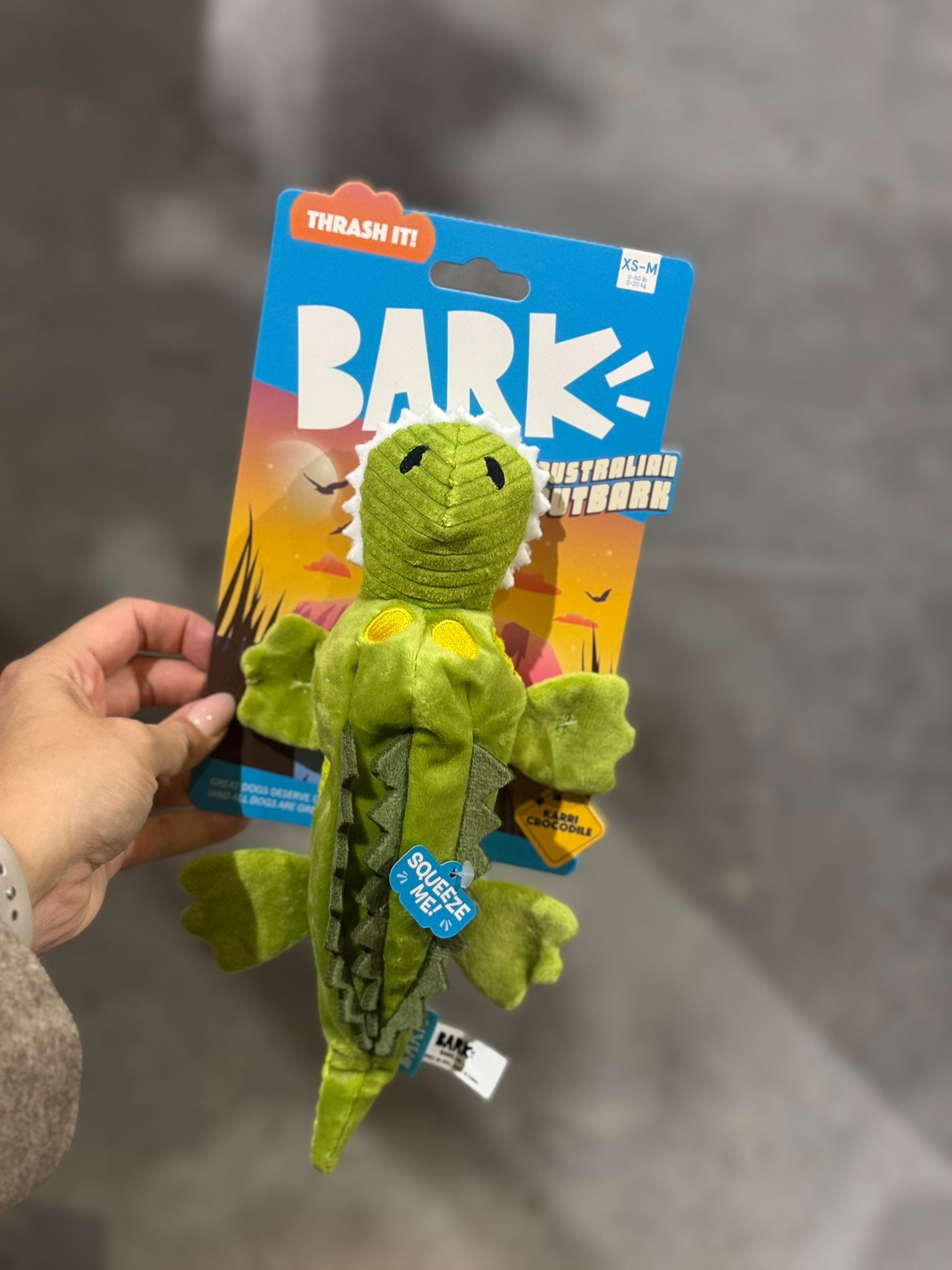 De product foto voor BARK Karri krokodil
