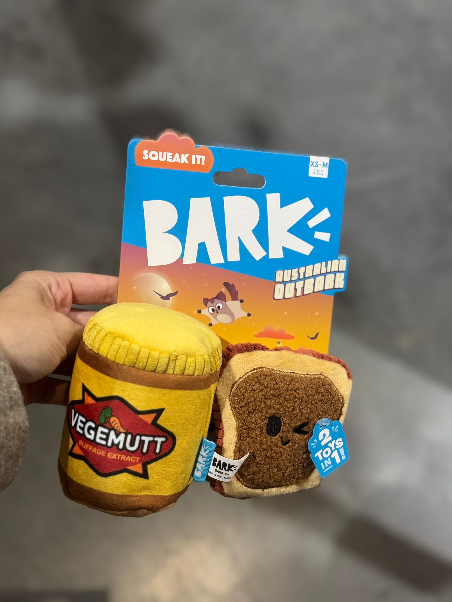 De product foto voor BARK Vegemutt toast+spread