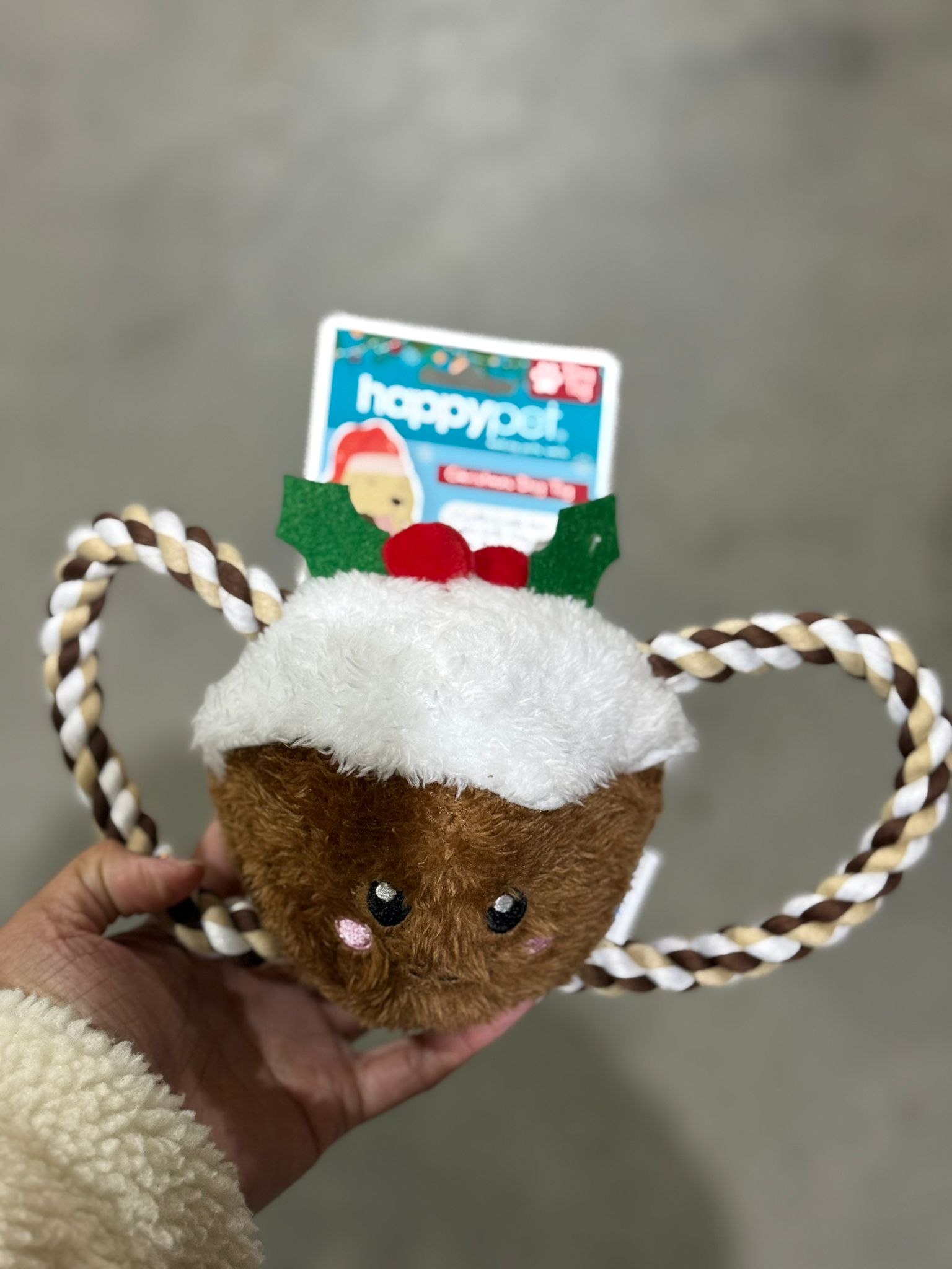 De vierde product foto voor Kerstpudding Tug of war met touw