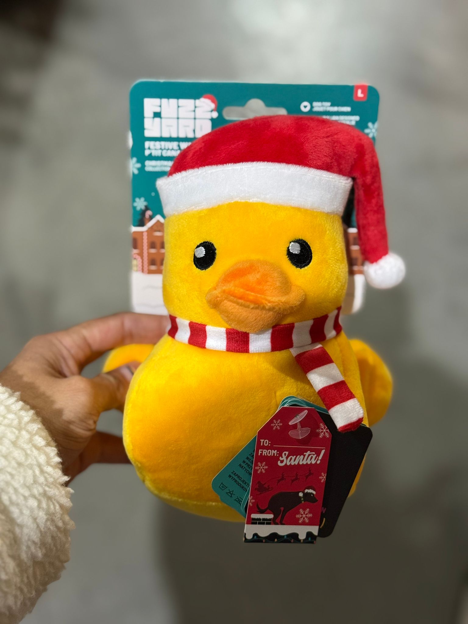 De tweede product foto voor Fuzzyard Festive Waddles Eend