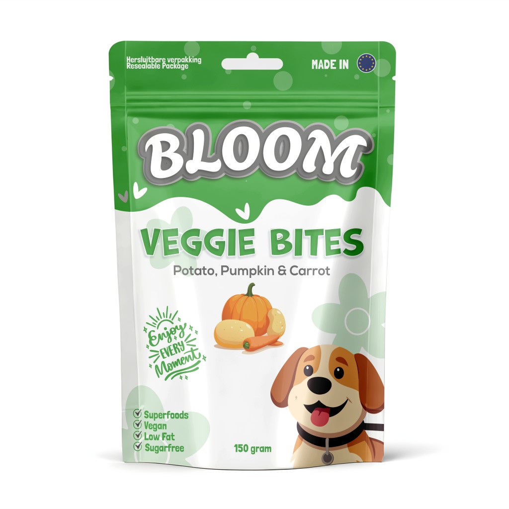De product foto voor Bloom Veggie Bites – Potato, Pumpkin, Carrot