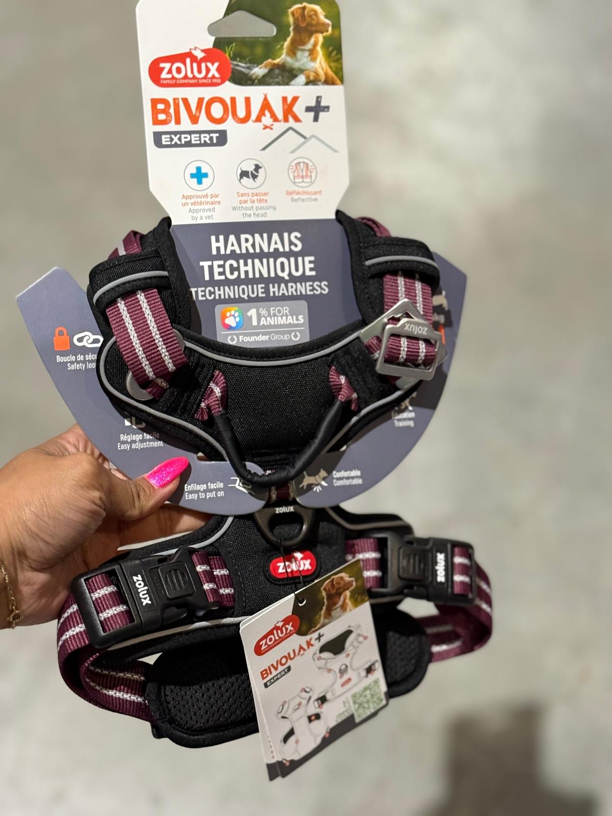 De product foto voor Zolux BVK hondentuig rood