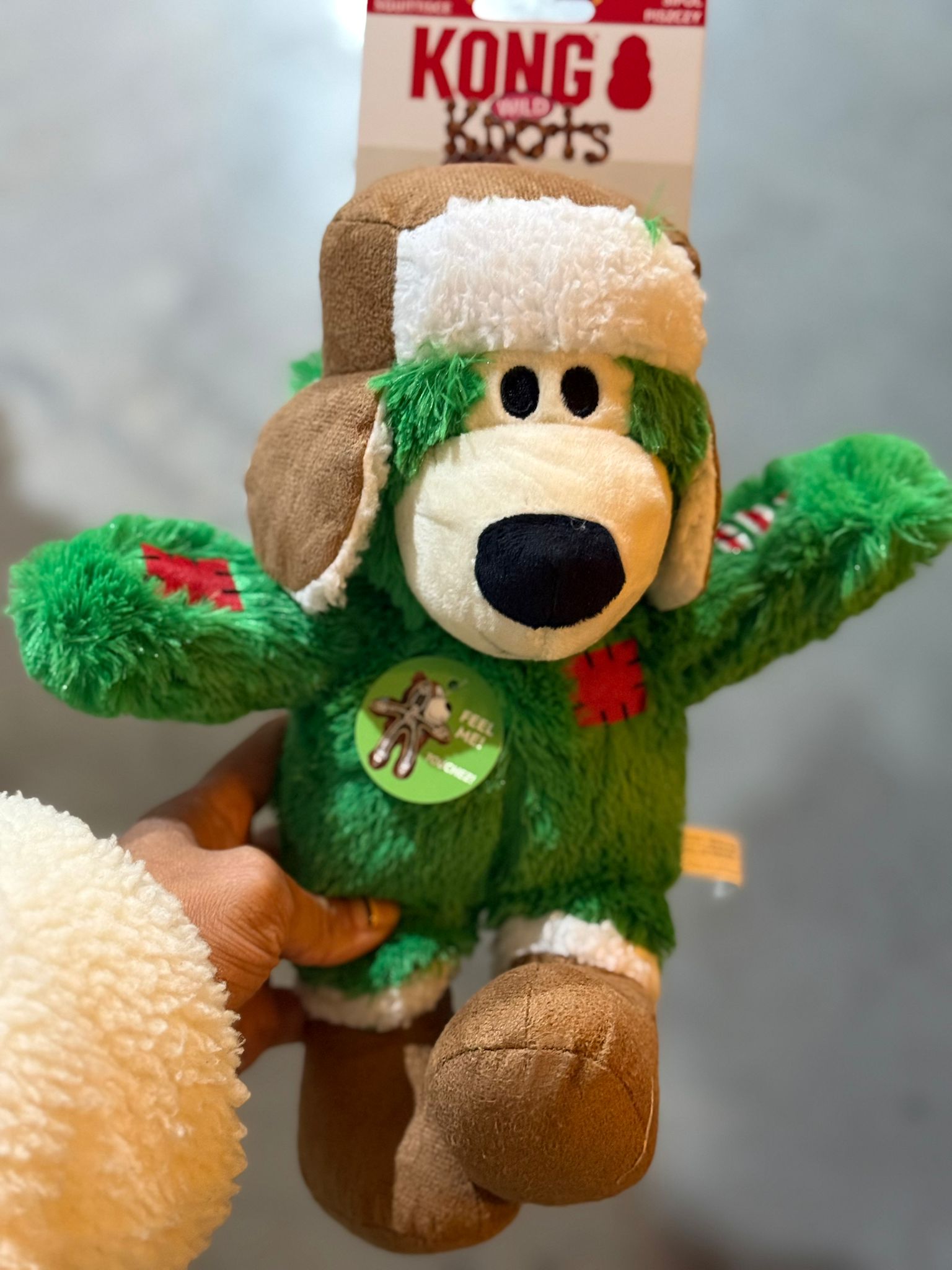 De eerste product foto voor het gerelateerde product KONG Christmas Holiday Wild Knots Beer