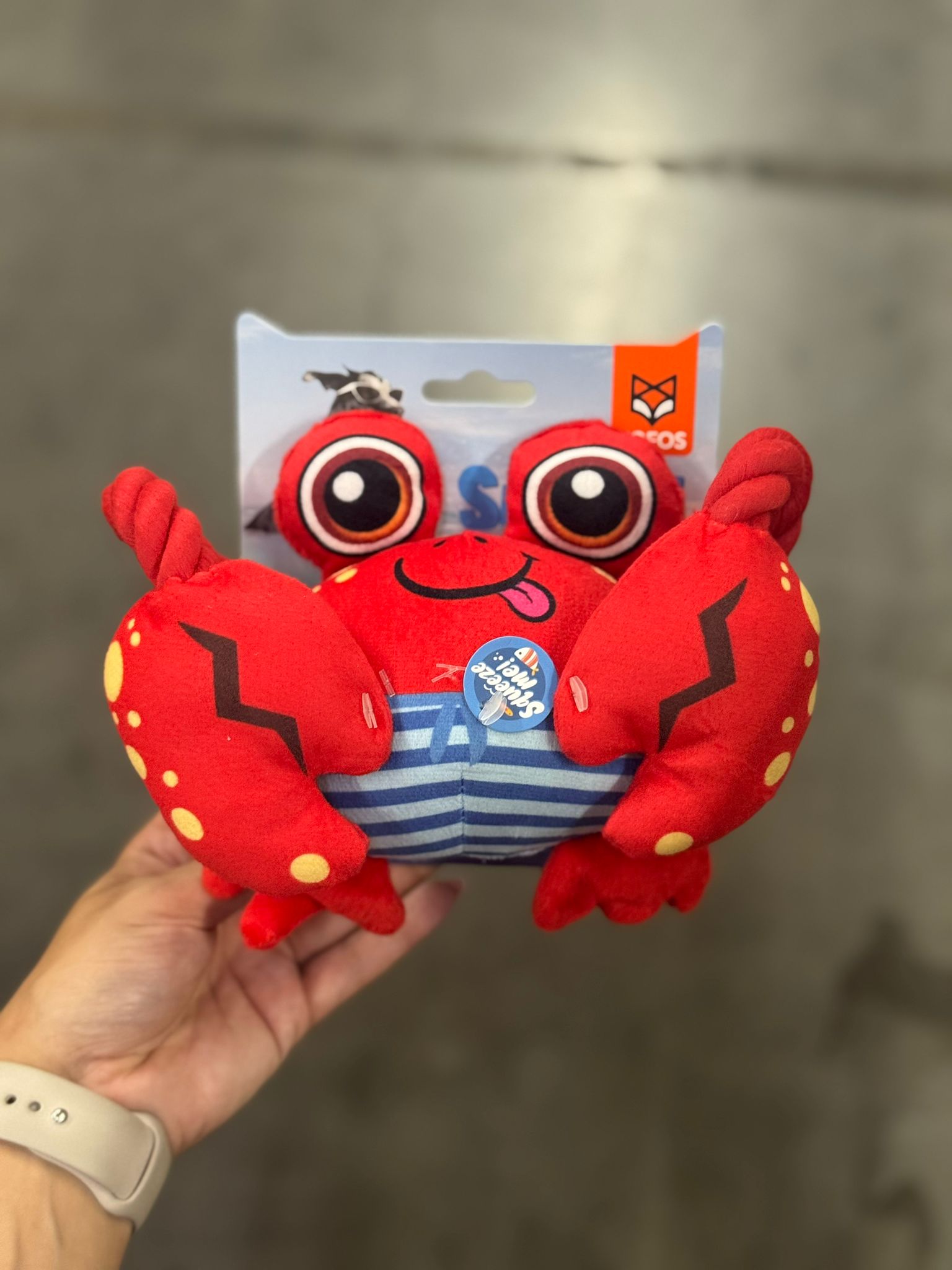 De derde product foto voor Fofos sealife Krab