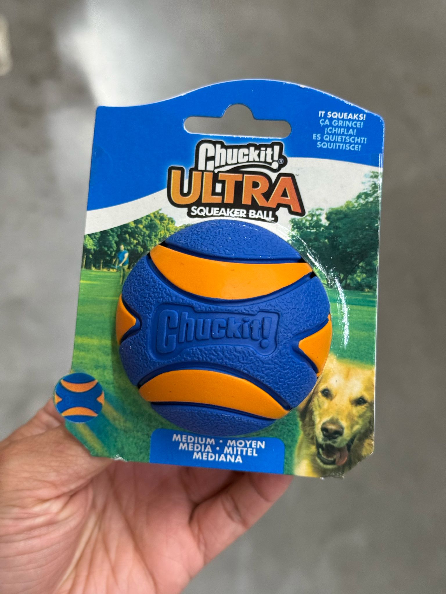 De eerste product foto voor het gerelateerde product Chuckit Ultra Squeaker bal
