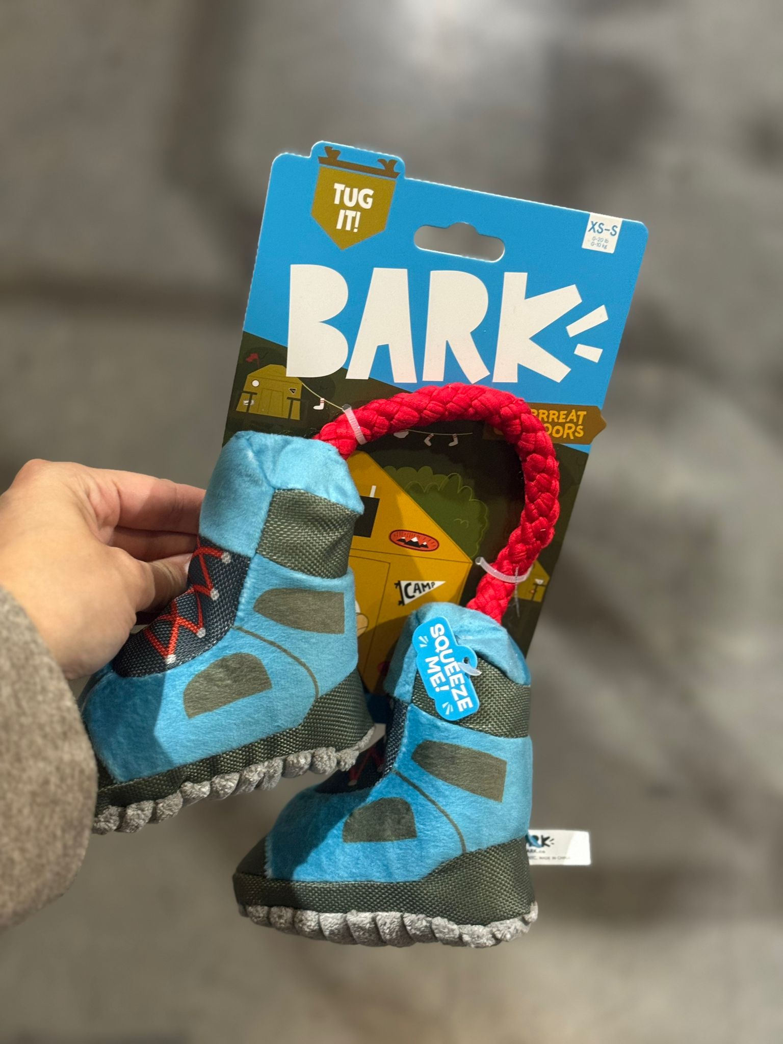De product foto voor BARK bergschoenen + touw