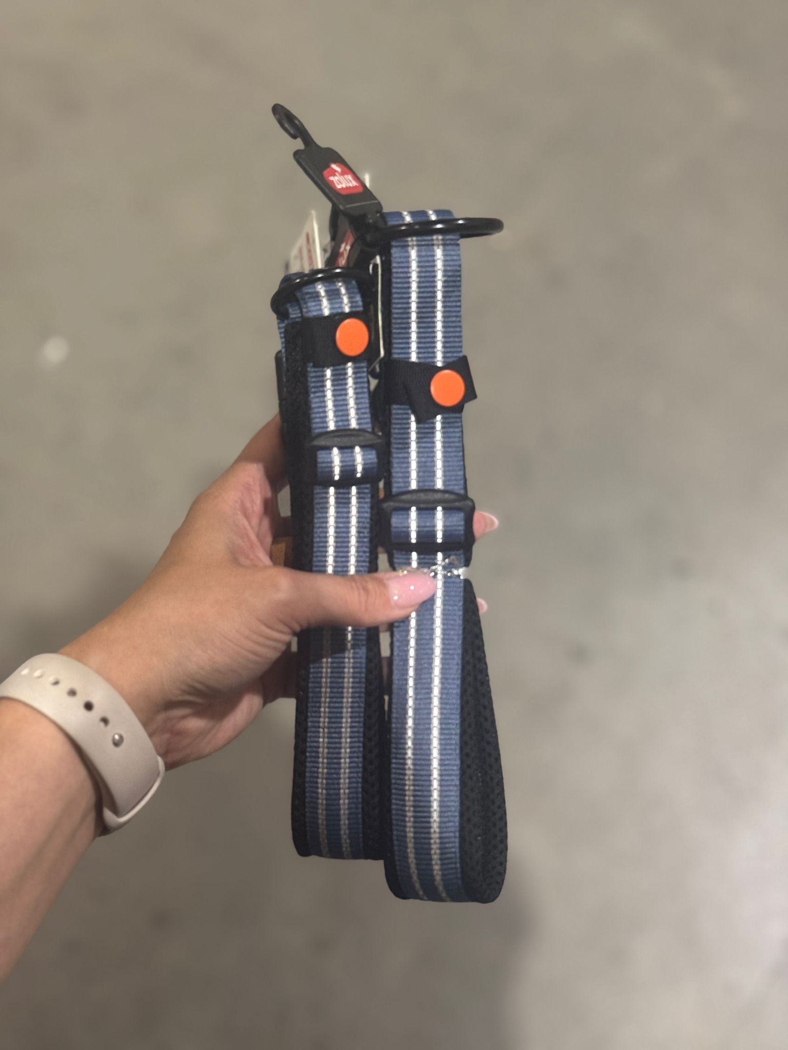 De product foto voor Zolux Bivouak Halsband Hond Blauw