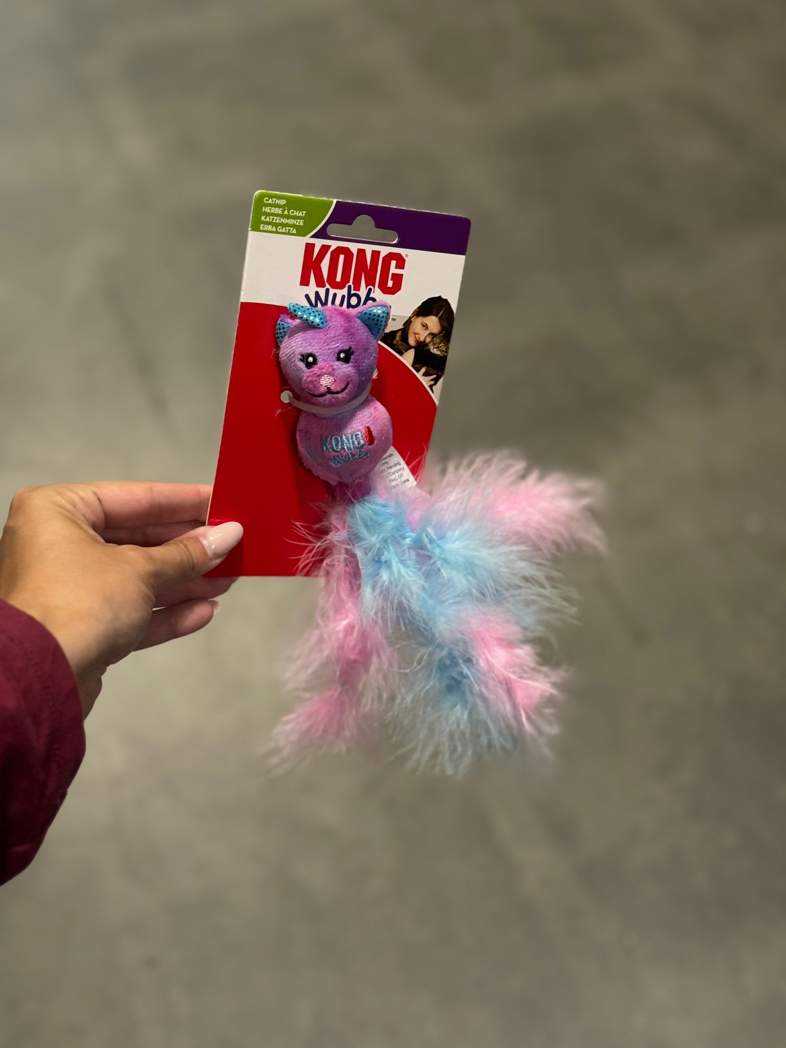 De tweede product foto voor Kong Wubba Caticorn