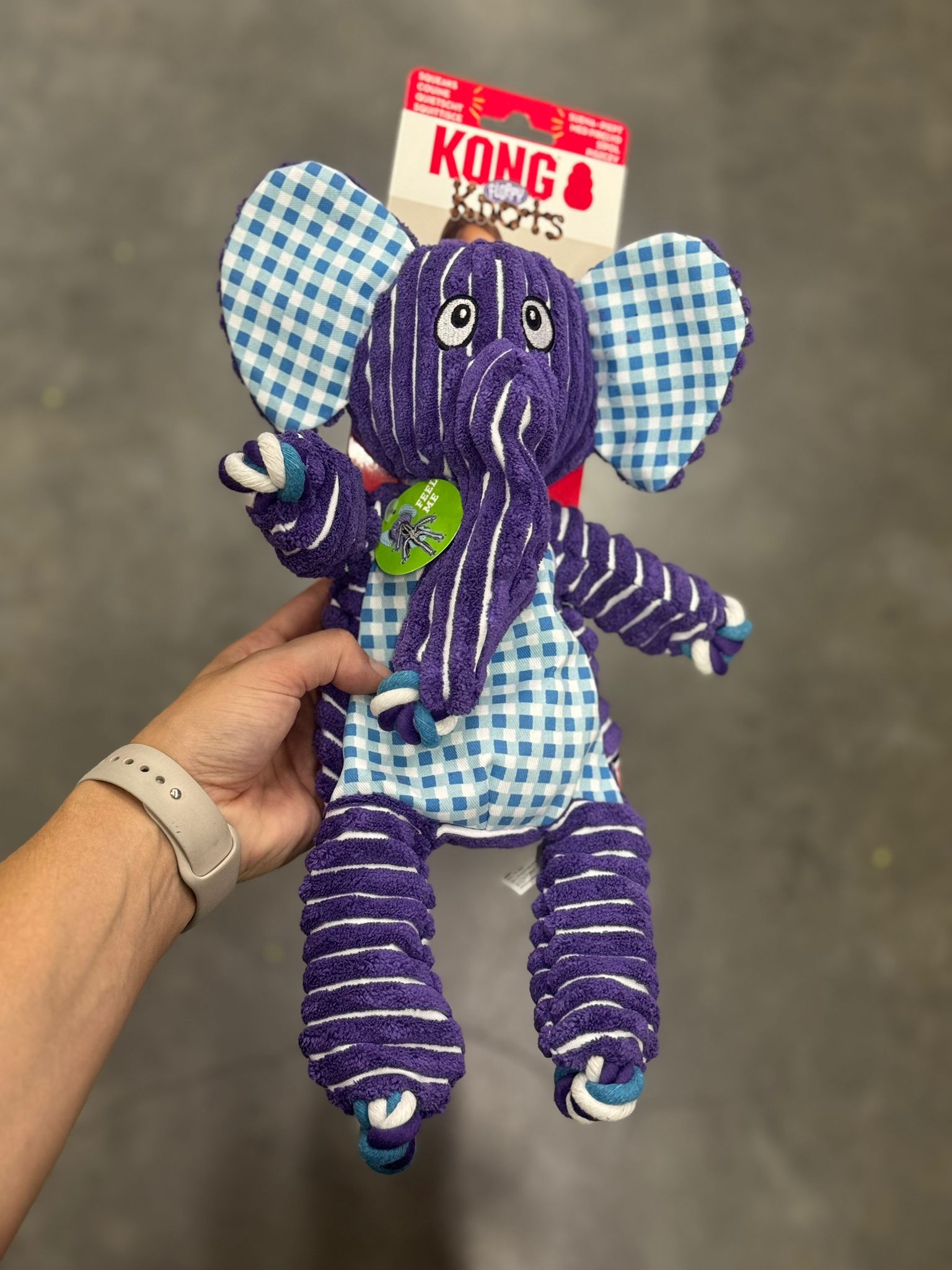 De product foto voor Kong Floppy Knots Olifant