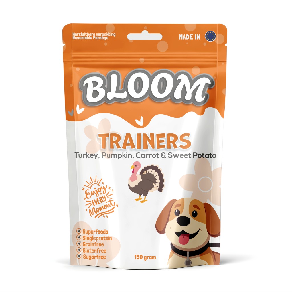 De product foto voor Bloom Trainers Turkey, Pumpkin, Carrot, Sweet Potato