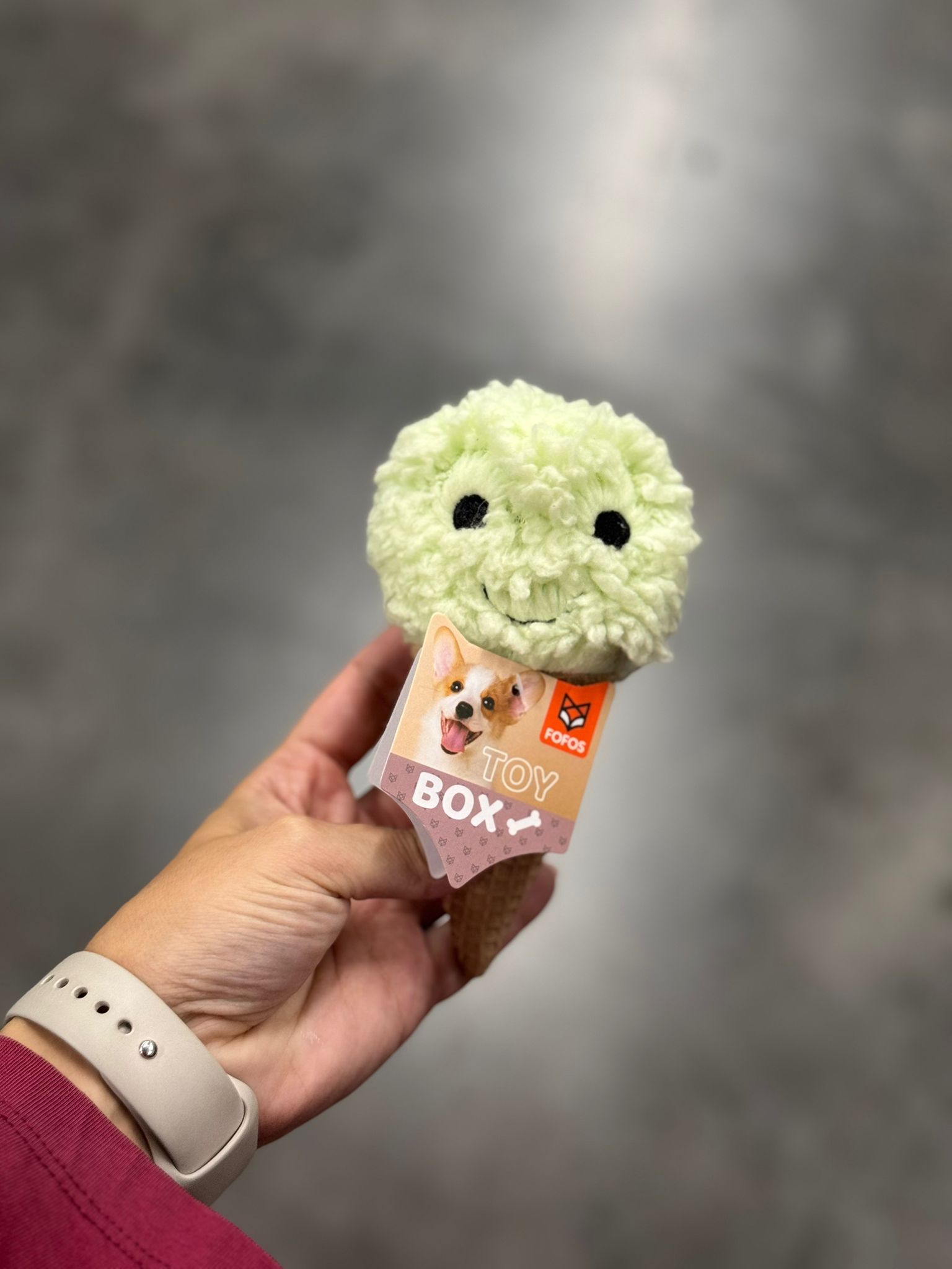 De tweede product foto voor Fofos Puppy IJsje Pluche