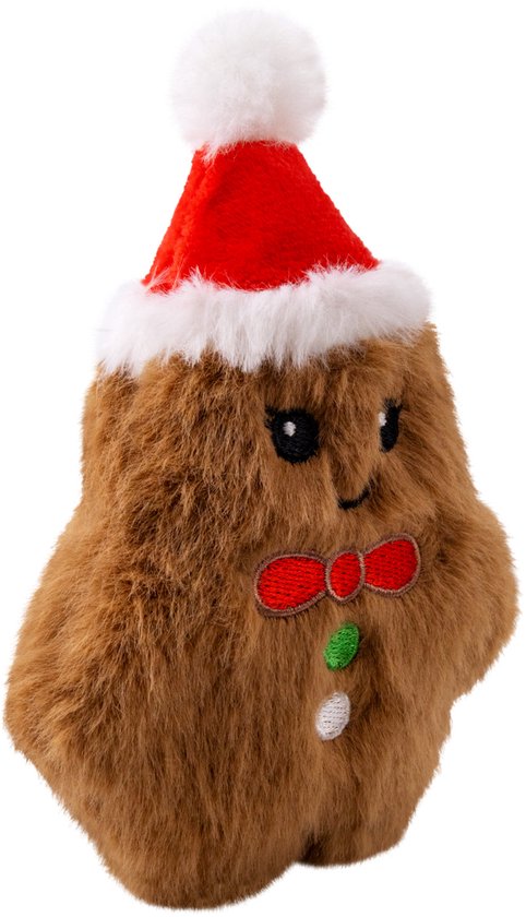 De vierde product foto voor KONG Holiday Snuzzles Mini Gemberkoekman