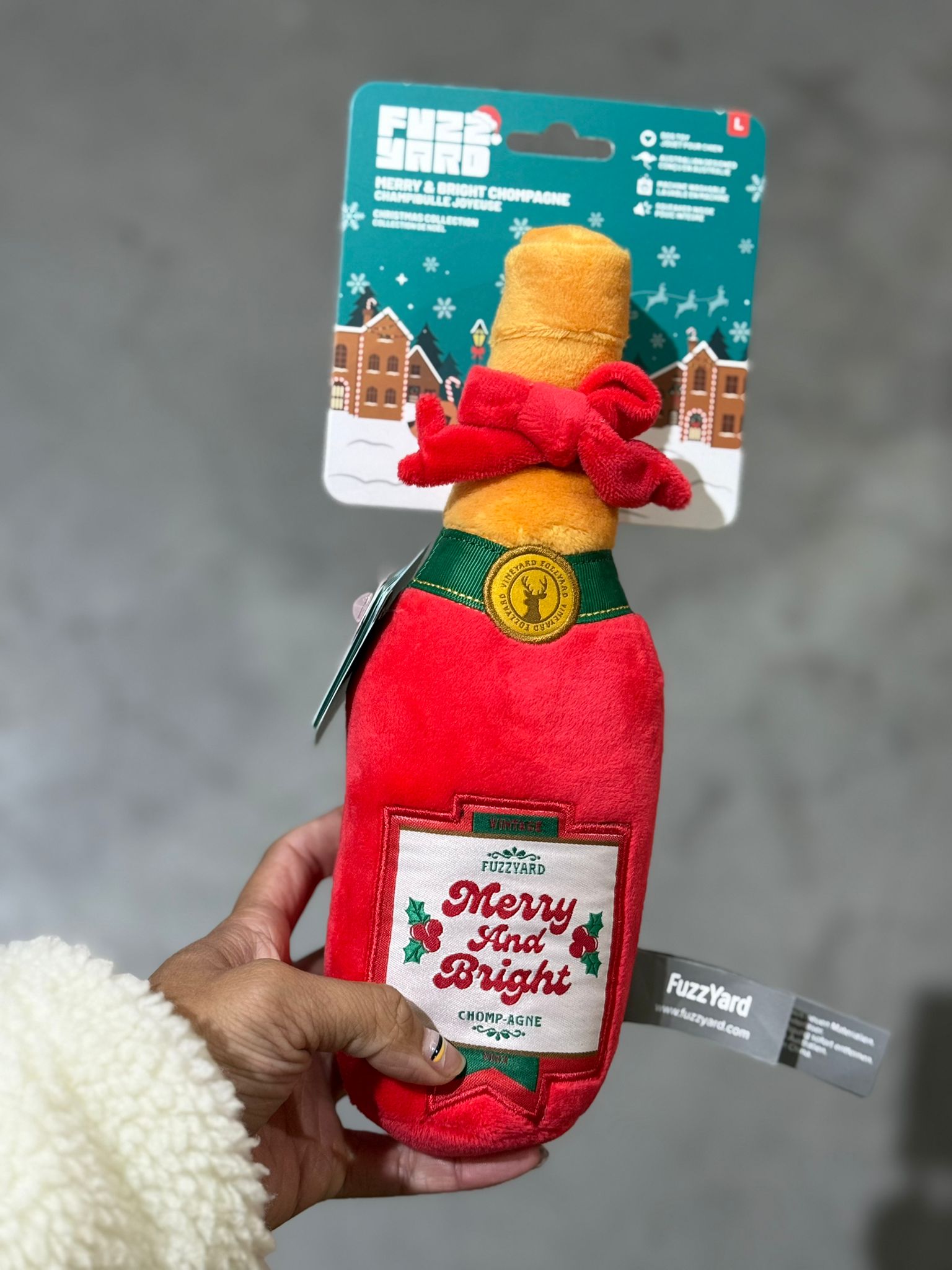 De derde product foto voor Fuzzyard Merry & Bright Chomp-Agne