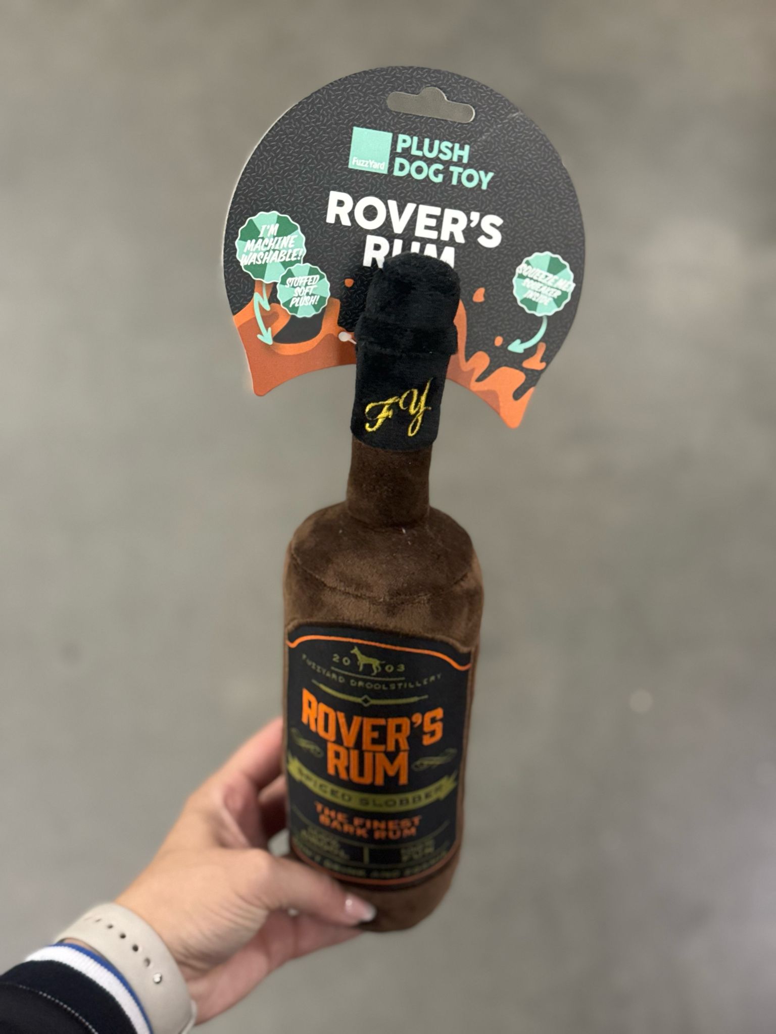 De tweede product foto voor FuzzYard Rover's Rum Pluche