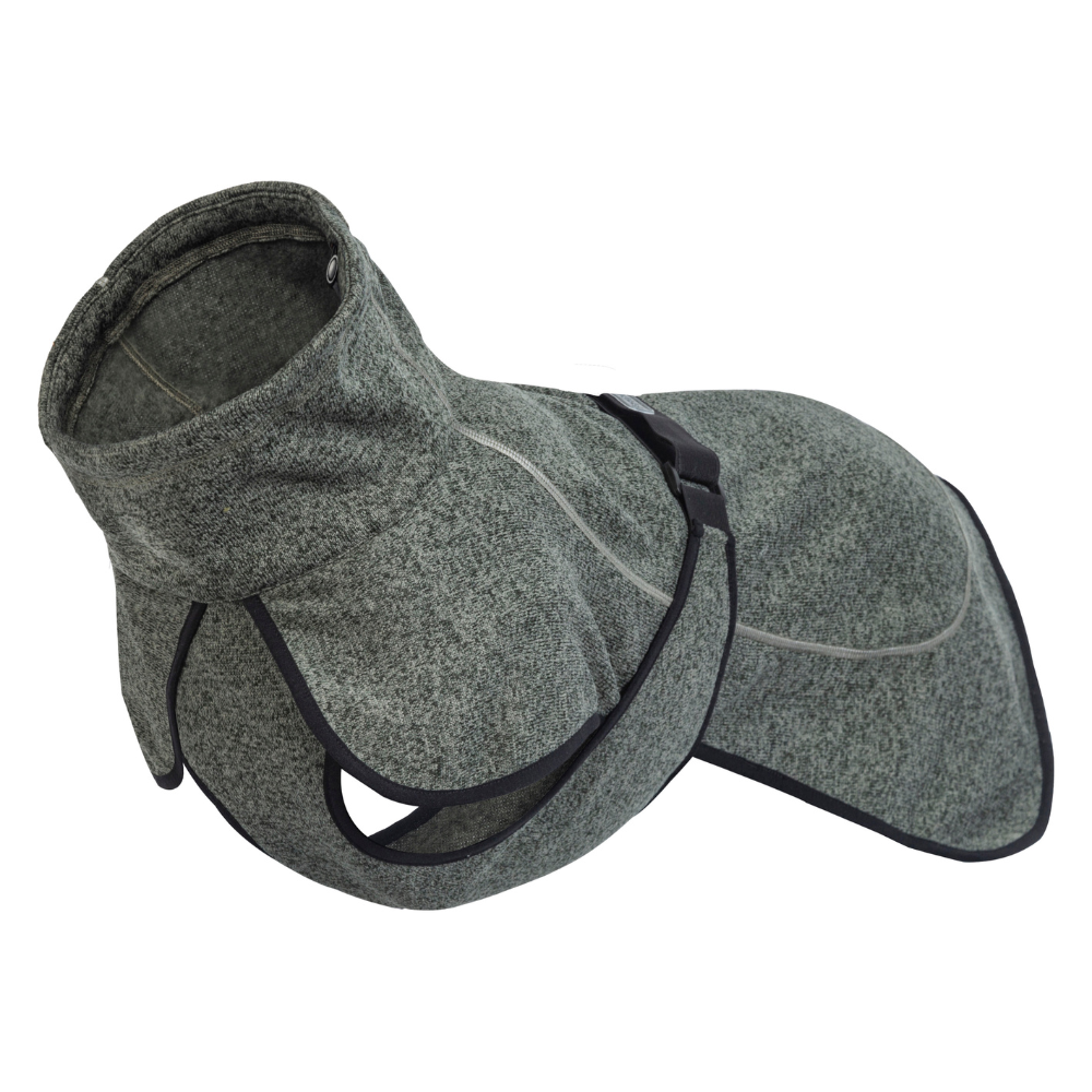 De derde product foto voor De Rukka Comfy Knit Jacket groen