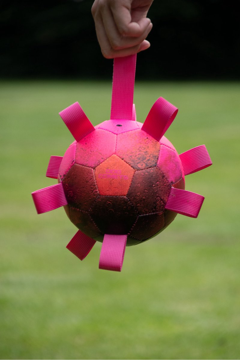 De product foto voor Dog Comets Hypernova bal met nylon lussen