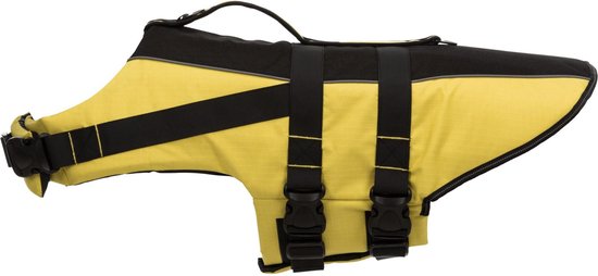 De derde product foto voor Trixie Zwemvest Voor Honden Geel / Zwart