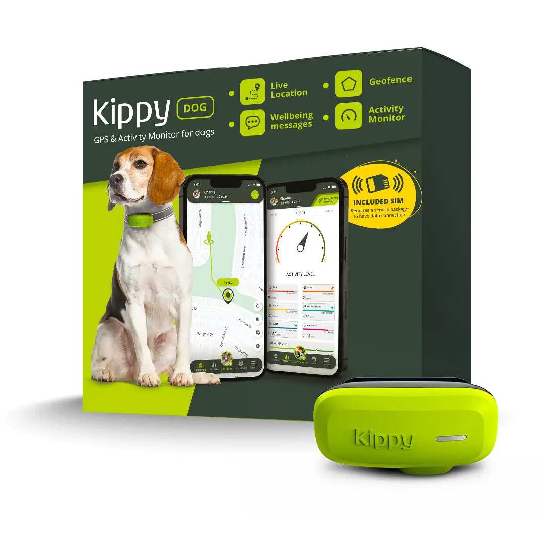 De eerste product foto voor Kippy DOG - GPS & Activity Monitoring