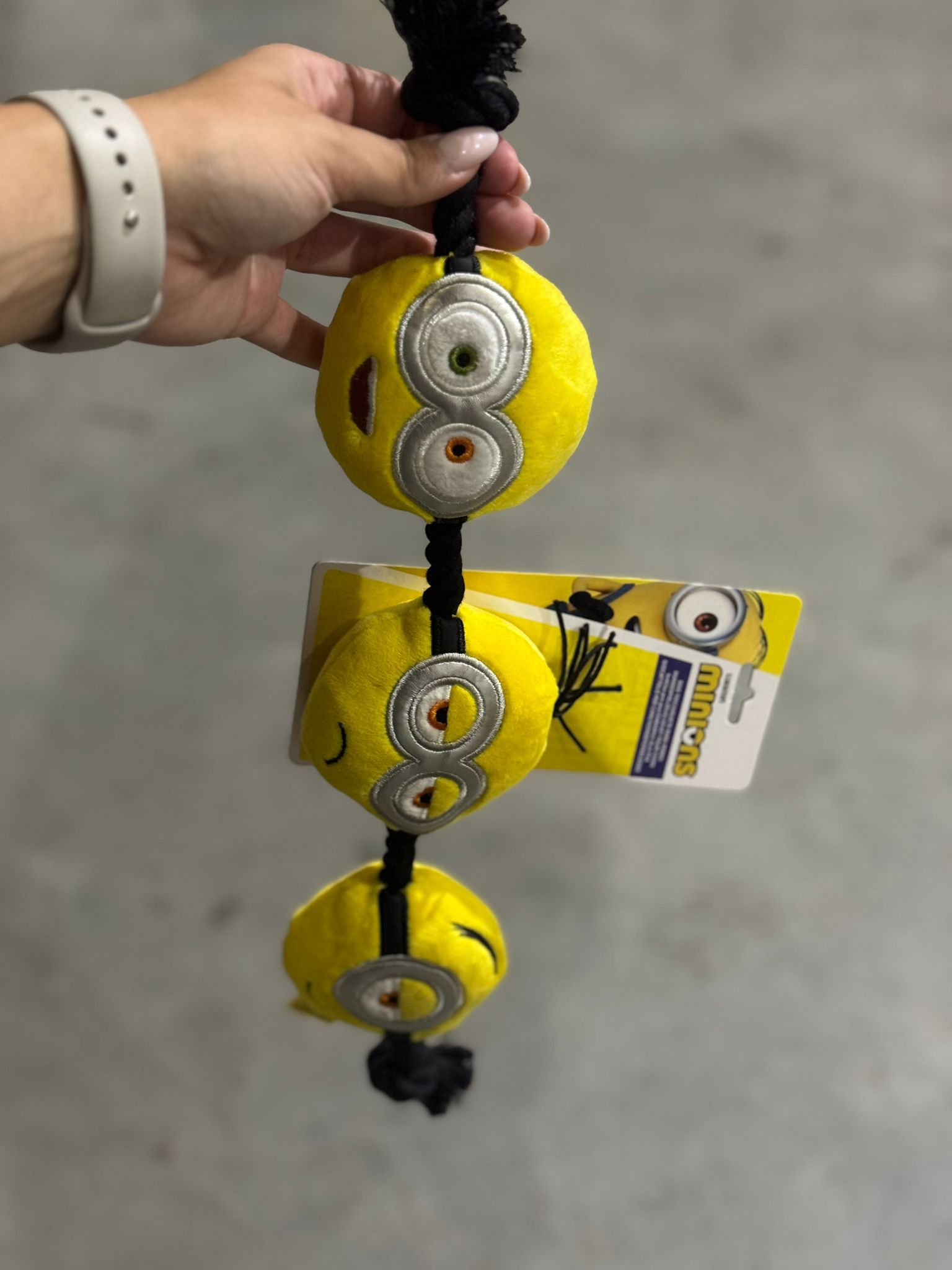De product foto voor 3 minions pluche