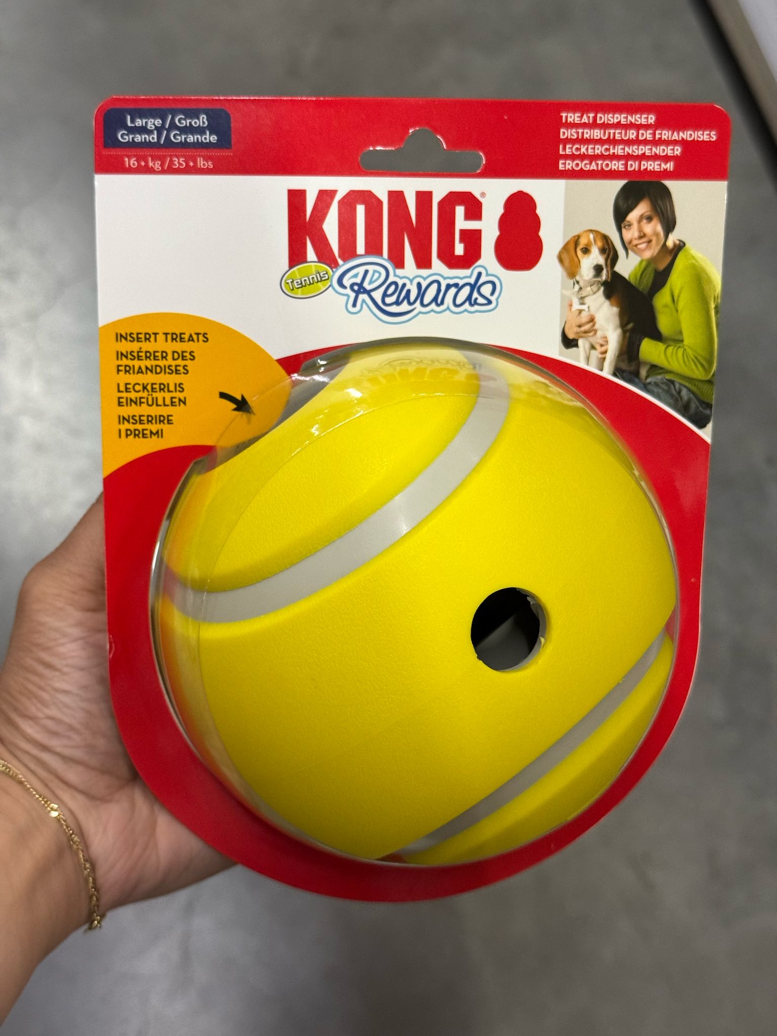 De product foto voor Kong Rewards Tennisbal