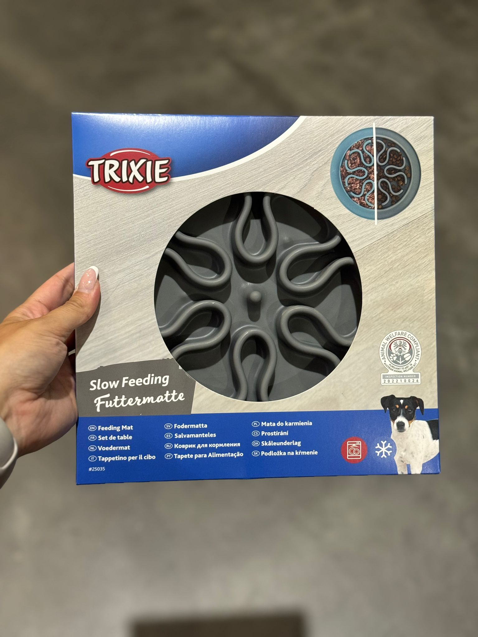 De product foto voor Trixie Voermat Slow Feed Silicone