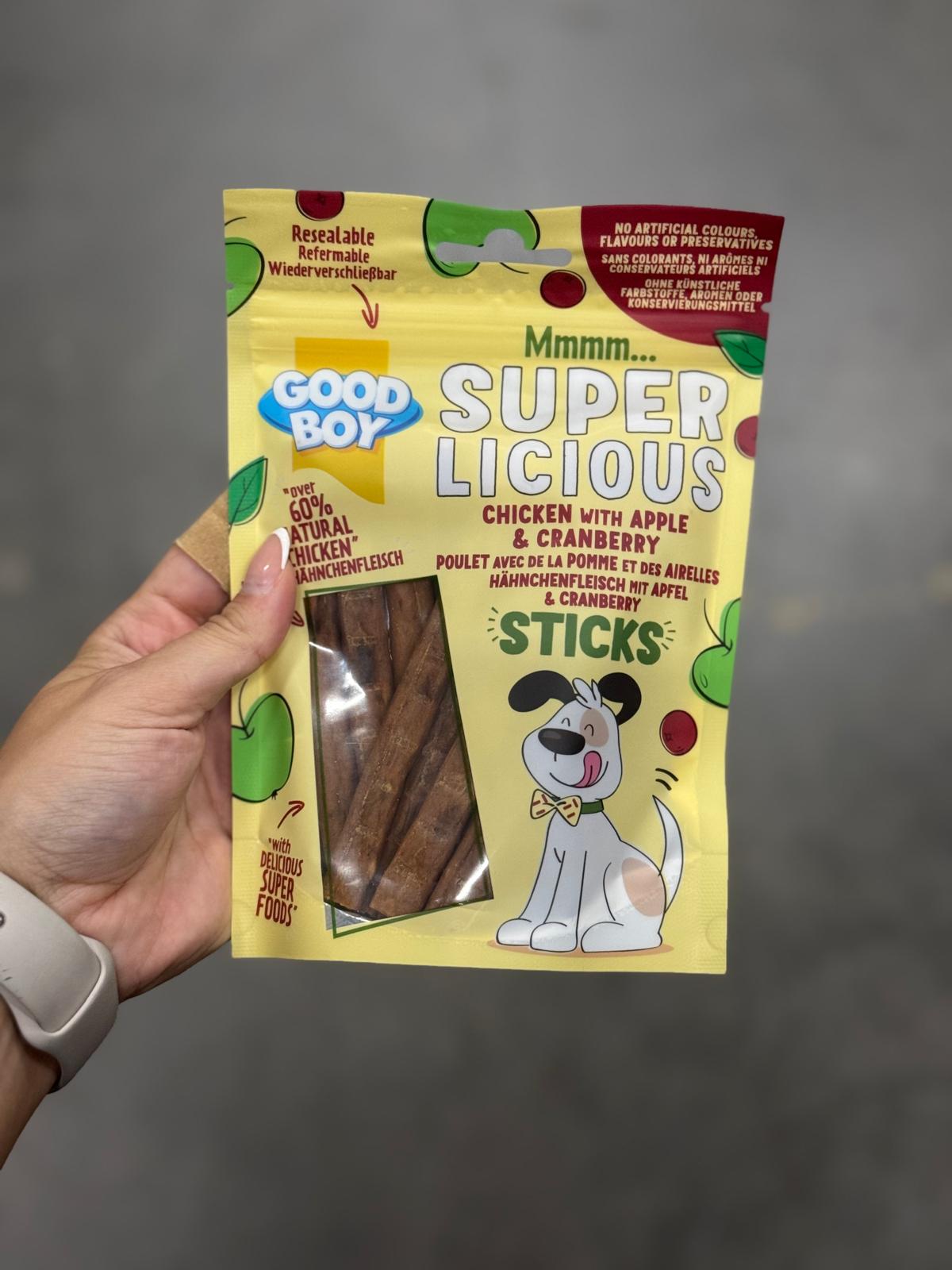 De product foto voor Super Licious chicken with Apple & cranberry