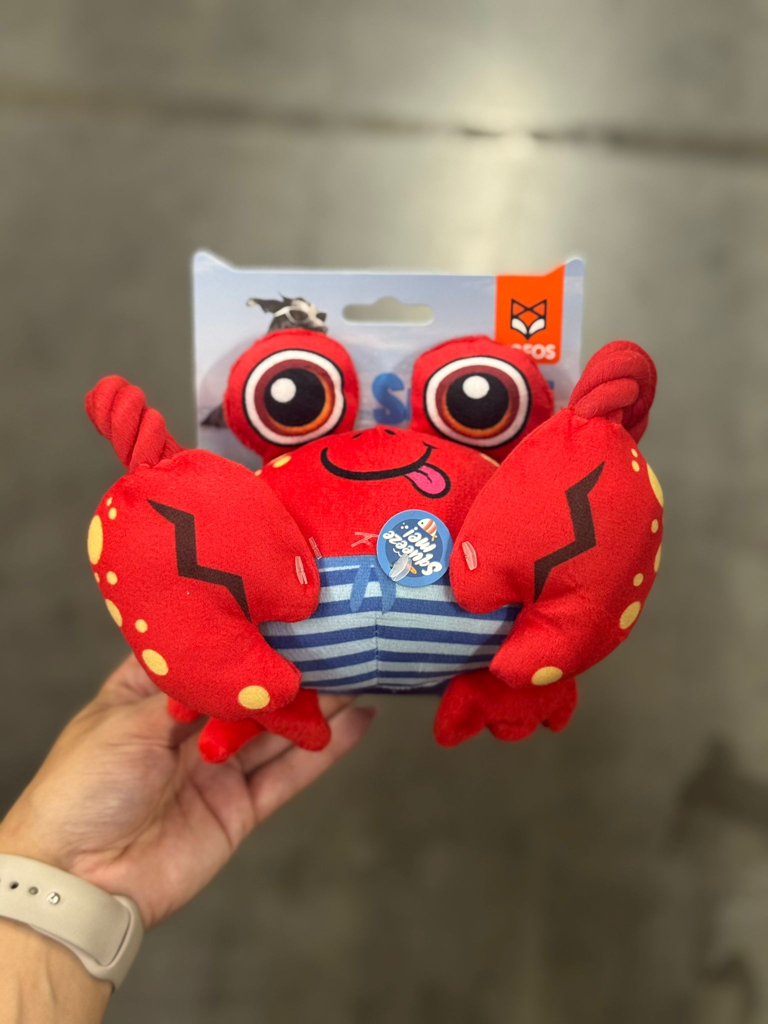 De product foto voor Fofos sealife Krab