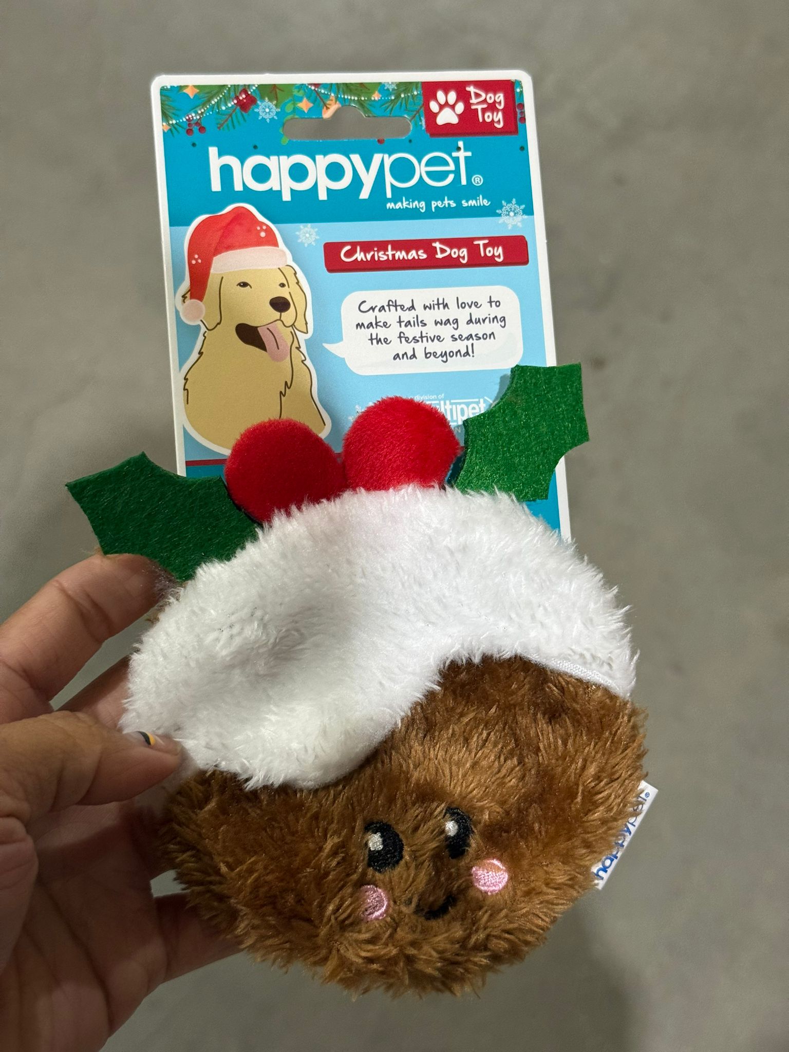 De tweede product foto voor Kerstpudding Zonder Vulling met Knisper 