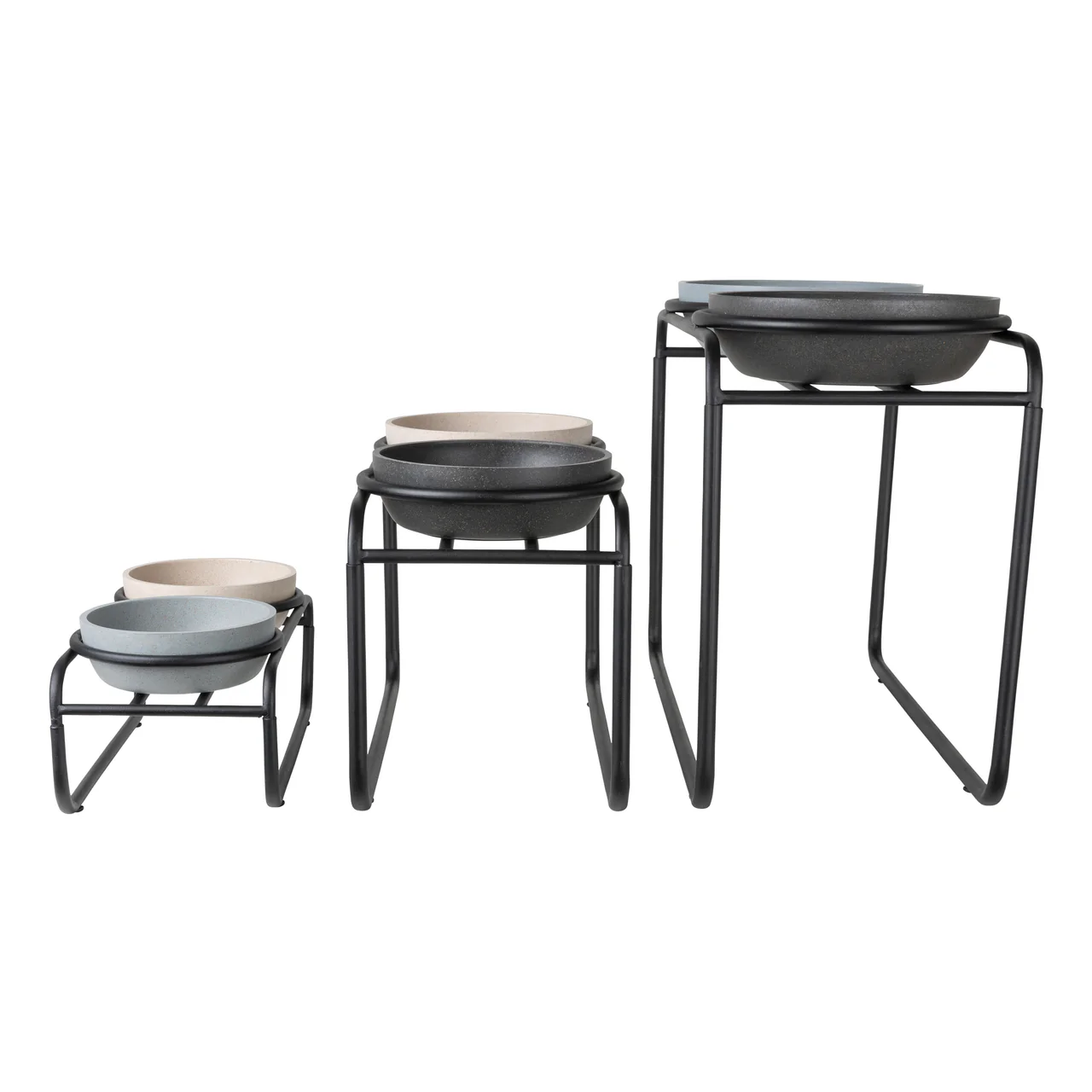 De tweede product foto voor District 70 Voerbak standaard BUTLER