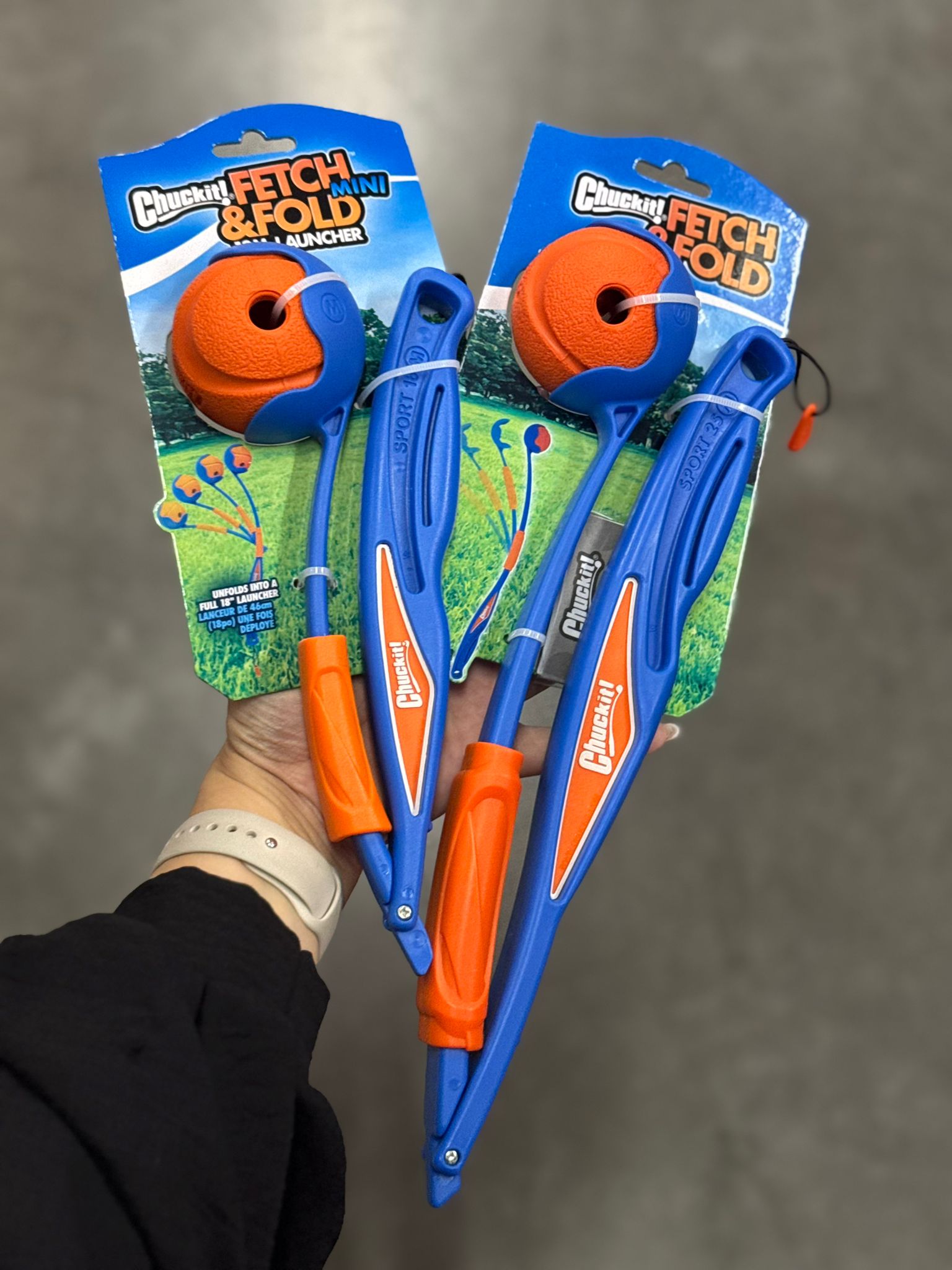 De vierde product foto voor Chuckit fetch & fold mini launcher werpstok