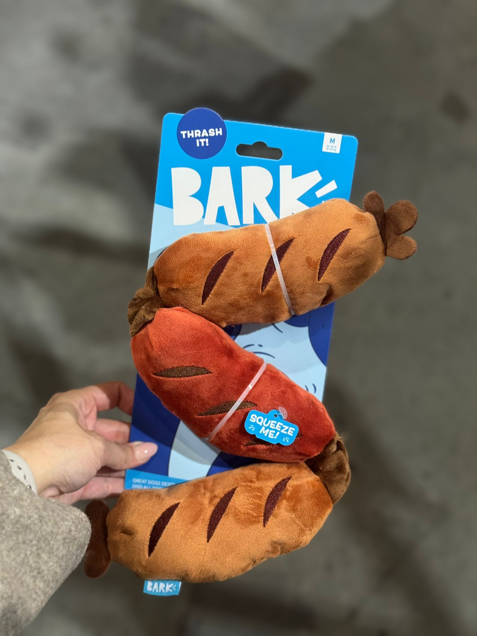 De product foto voor BARK Lickin’ Links drie worsten